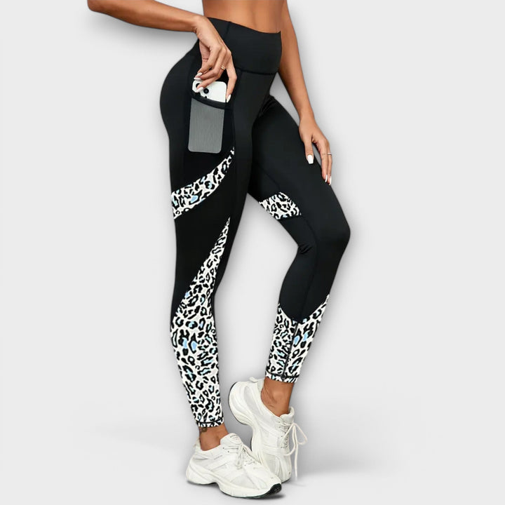 Carmo™ - Aukšto liemens leopardų rašto leggingai