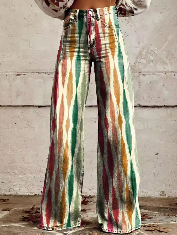 Ugnė™ | Elegantiškos boho kelnės