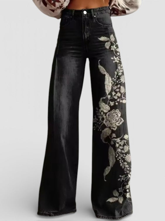 Monika™ | Bohemiškos elegantiškos kelnės