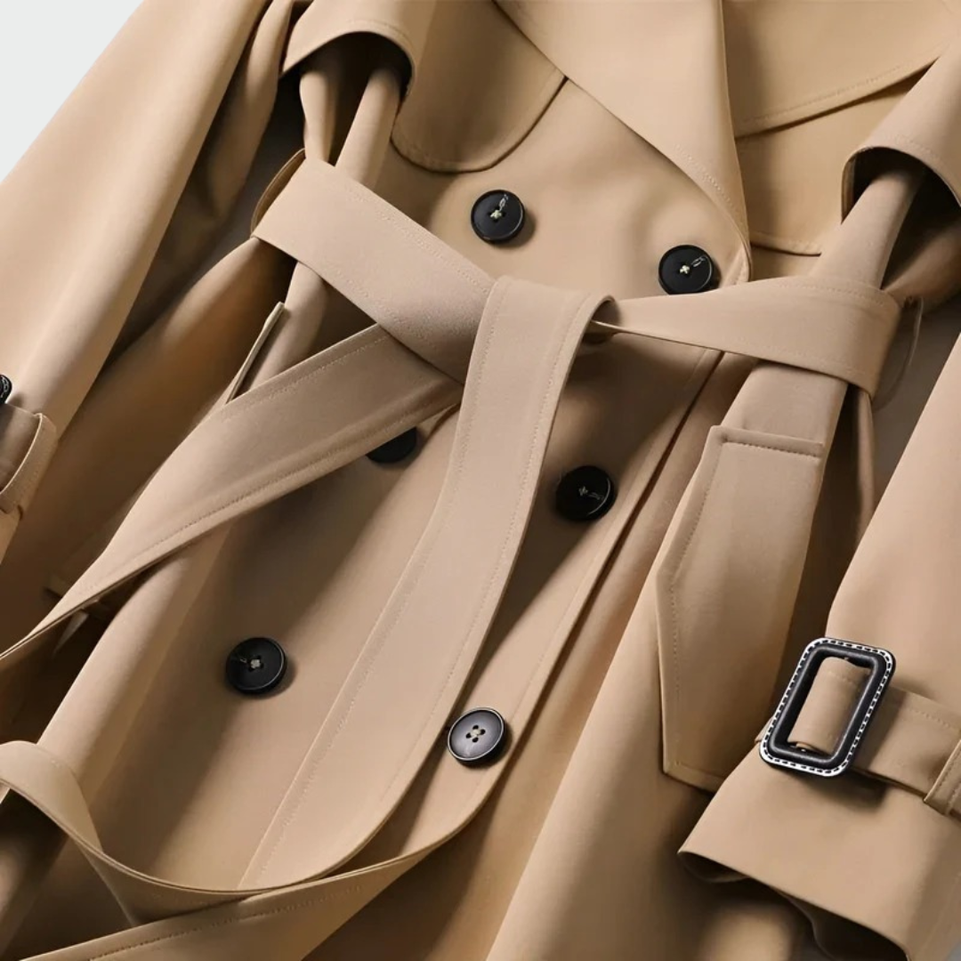 Aistė™ – Klasikinis rudeninis trench paltas