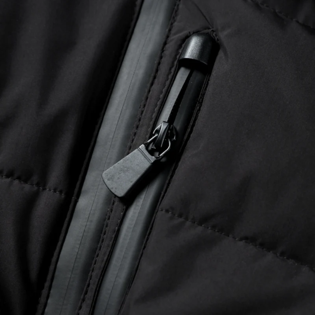 Dina™ – Elegantiška Puffer Striukė su Diržu