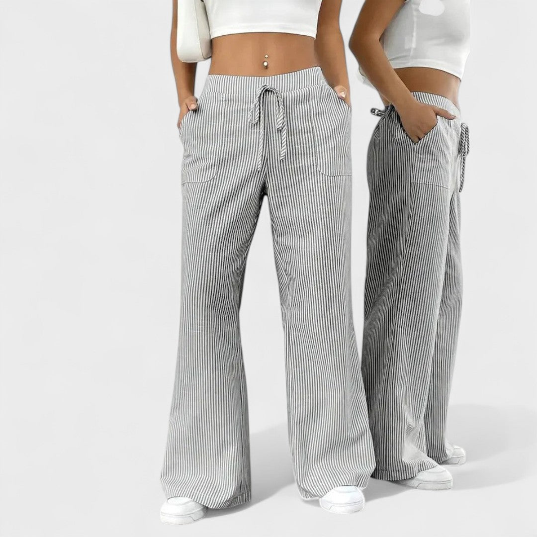 Maria™ - Plati patogi kelnės su elegantiškais akcentais