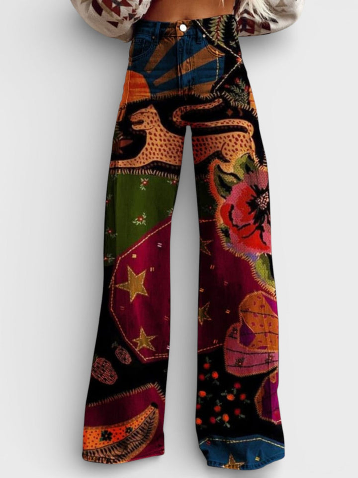 Vilija™ | Vintažinės boho kelnės