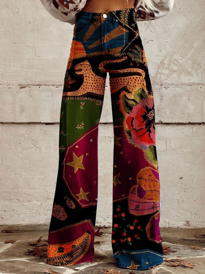 Vilija™ | Vintažinės boho kelnės