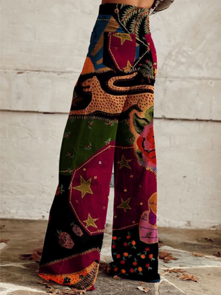 Vilija™ | Vintažinės boho kelnės