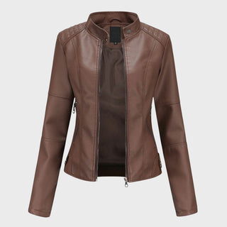 Skaistė™ – Elegantiška odinė striukė