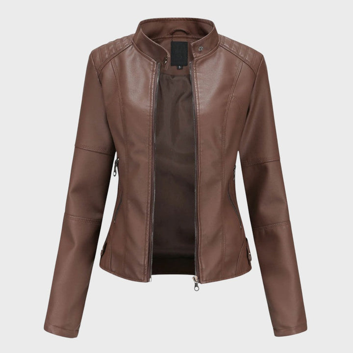 Skaistė™ – Elegantiška odinė striukė