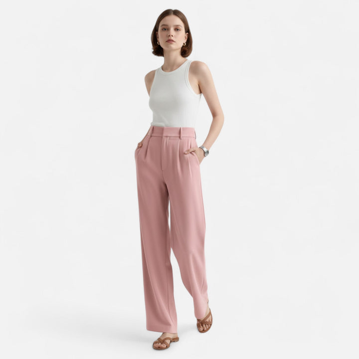 Milda™ | Aukšto liemens kelnės su nesenstančia elegancija