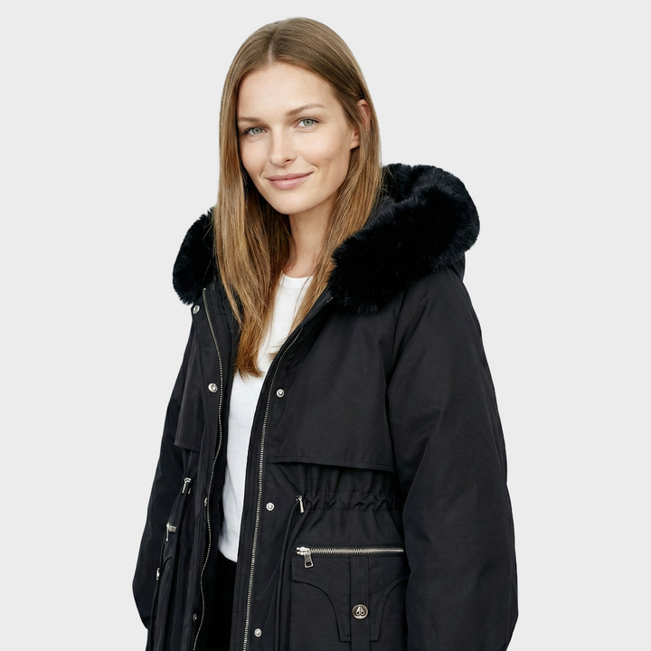 Monika™ – Žiemos švarkas minkštas ir šiltas