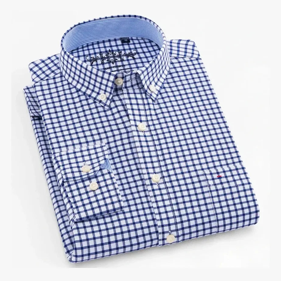 Liam™ | Elegantiška Medvilninė Marškiniai