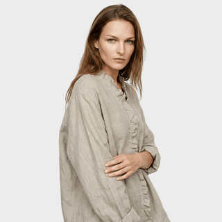 Aušra™ - Lininė Blūzė Ruda Ramybė